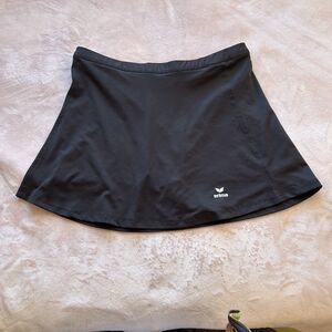 Black Mini Skirt Erima Tennis Skort/ Skirt with Built in Shorts
